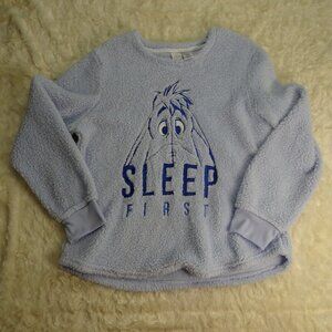 Disney Igor "Sleep First" Fuzzy Sky Blue X-Large